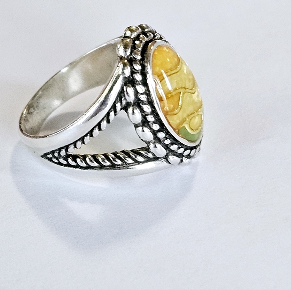 Genuine Carolyn Pollack Relios Ring in Sterling Silver Size 6! Final Price 🧡 - Picture 3 of 5